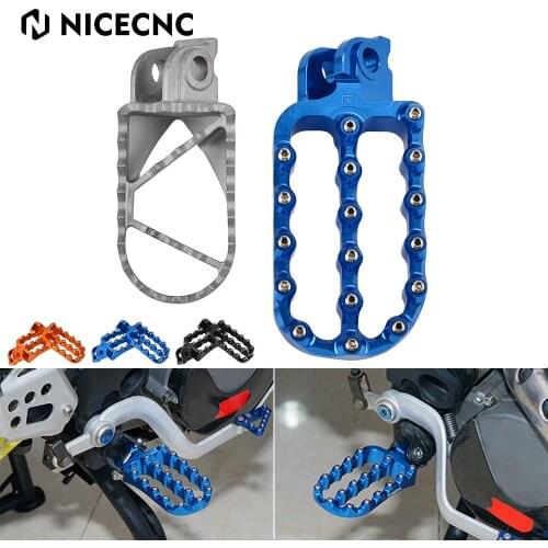 Enlarged Foot Pegs Rest Extended Footpegs Footrest For Husqvarna 701 Enduro Supermoto 2016 2017 2018 2019 2020 2021 Motorcycle