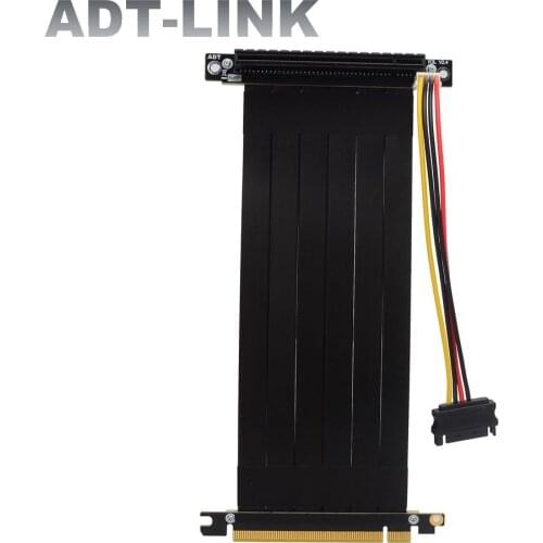 Gen3.0 PCIE 3.0 16X Graphics Card RTX3060 RX5700xt Vertical Upright Flexible Extension Cable Riser Card Adapter For BTC Mining