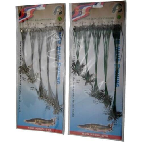 Mavllos 100pcs/set Fishing Connector Fishing Rolling Swivels With Snap Stainless Steel Line Leashes for Fishing Connectors