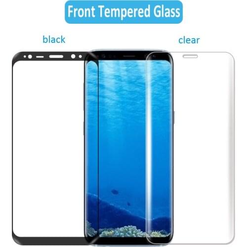 2pcs Tempered Glass Full Curved Protective Film for Samsung S9/ S9 plus/ S8/ S8 plus/ S7 edge/ Note 8 Back Nano Screen Protector