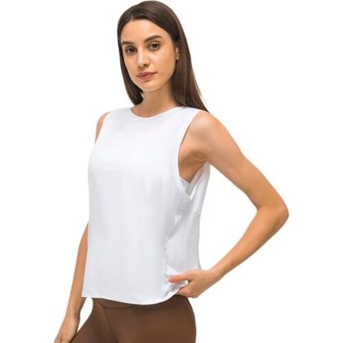 Women Loose Tank Running Workouts Clothes Yoga Tank Tops Stretch Sexy Blouse Gym Tank Back Sports Vest