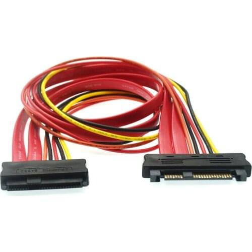 SAS Hard Disk Drive SFF-8482 Male To SFF-8482 Female SAS Cable 29Pin Extension Cable Cord 0.5m 50cm