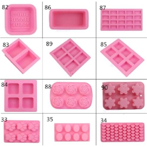 1PC Silicone Ice Cube Maker Form For Ice Candy Cake Pudding Chocolate Molds Easy-Release Square Shape Ice Cube Trays Molds
