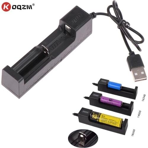 1pcs 18650 Battery Charger USB Battery Adapter LED Smart Chargering for Rechargeable Batteries Li-ion 18650 26650 14500