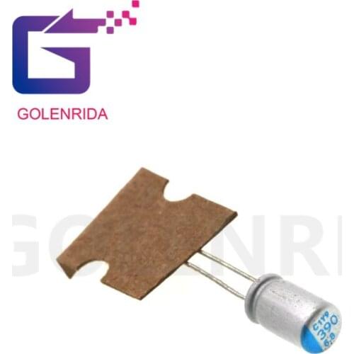 10pcs 6.8V390UF 5*7 390UF 6.8V Solid Aluminum Electrolytic Capacitor for Computer Mainboard Video Card/Graphics Card