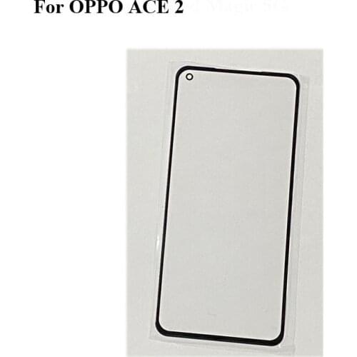 2PCS For OPPO ACE 2 Front Outer Glass Lens Repair Touch Screen Outer Glass without Flex cable For OPPO ACE2