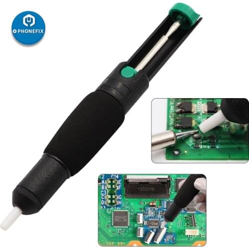 Aluminum Metal Desoldering Pump Suction Tin Gun Soldering Sucker Pen Removal Vacuum Soldering Iron Desoldering Welding Tools