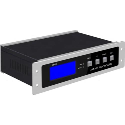 AN404;LED artnet/DMX SPI controller;AC110-220V input; 4 ports output;each port controls max 680 pixels