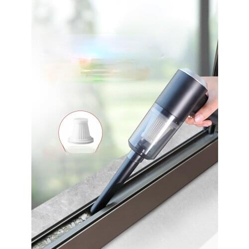 TT Window Vacuum Cleaner Household Small Wireless Handheld Powerful Large Suction Groove Window Sill Gap
