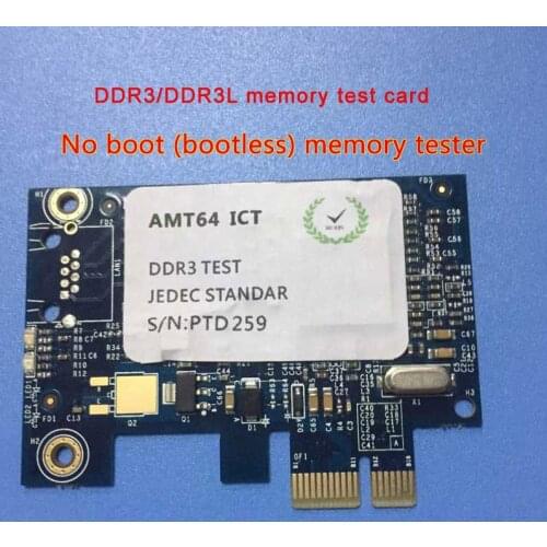 DDR3 No Boot Ram Memory Tools PCI-E Tester Card Shipping Free Technology Support