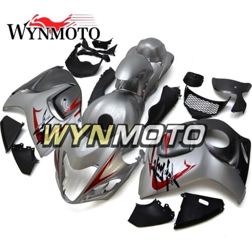 Full ABS Plastic Fairing Kits For Suzuki GSXR1300 Hayabusa 08 09 10 11 12 13 14 15 16 Cowlings Bodywork Carenes Silver grey New