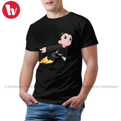 Astroboy T Shirt Mens Funny Cotton Graphic Tee Shirt Short Sleeve Streetwear Tshirt Plus size