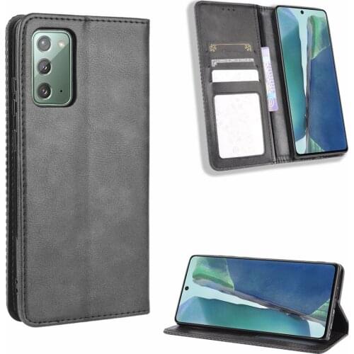 Best Protection Leather Wallet Case for Samsung Galaxy A42 5G A71 A51 A31 A21S M31S M31 S20 FE Note 20 Ultra Business Back Cover