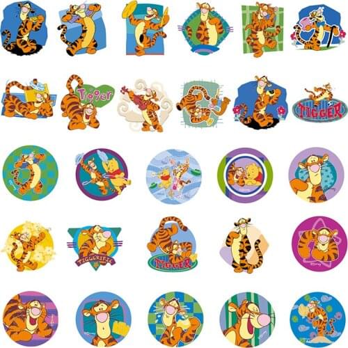 Disney Jumping Tiger Pooh Play Classic Animation Character Modeling Jewelry Epoxy Earrings Jewelry Acrylic Handmade Pendant