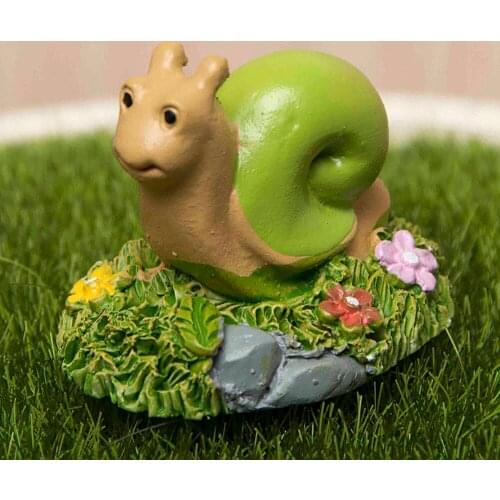 Miniature Snails Decoration Ornament Potted Plant Craft Home Garden Home Decor Decoration Crafts Figurines & Miniatures