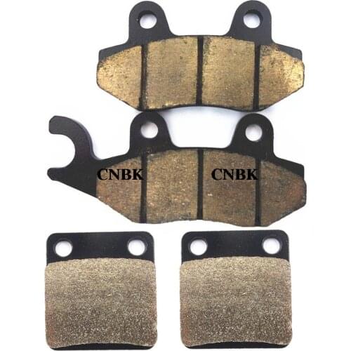 Disc Brake Pads Set for KAWASAKI KLX 125 10-18 SINNIS QM 125 Apache GY-2B Blade QM125 09 - 14 SUPERBYKE RMR 125 RMR125 07 - 09
