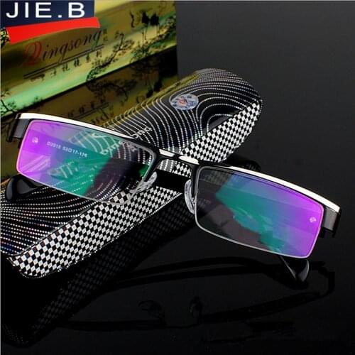 Titanium alloy Non spherical light eyeglasses frame men Women fashion computer hyperopia reading glasses With Original Box Gafa