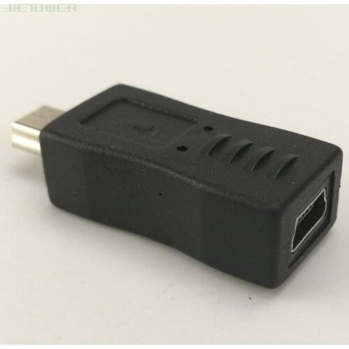Wholesale phone Micro Mini USB Female to Mini Micro USB Male Adapter Charger Connector Converter Adaptor 300pcs/lot
