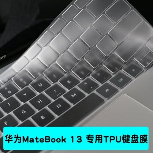 Clear TPU Laptop Keyboard Cover Skin Protector For HUAWEI Matebook 13 13.3 inch KPL-W00 VLT-W50 Honor Magicbook Keyboard Cover