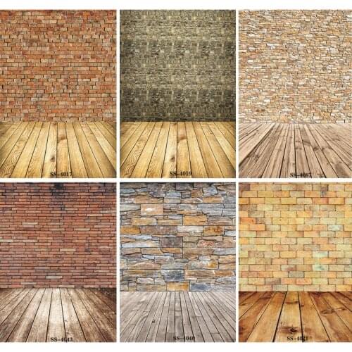 SHENGYONGBAO Vinyl Custom Photography Backdrops Brick Wall Theme Photo Studio Background 20026SS-06