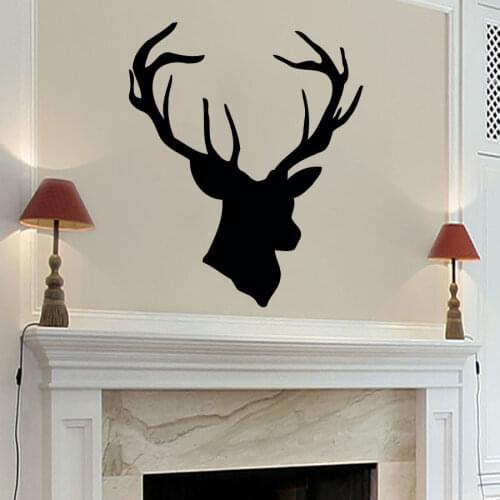 High Quality Vinyl Wall Sticker Home Decoration Deer Antlers Nursery Room Wall Sticker Art Stickers Home Decor Mural A-66