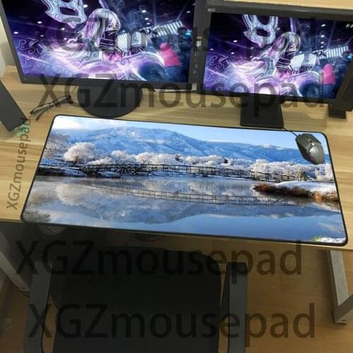 XGZ Multi-size selection mouse pads exquisite snow scene series pattern table pad PC computer notebook landscape keyboard pad