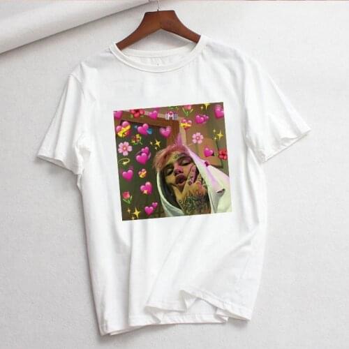 Lil Peep T Shirt Love printing women rip hip hop Rapper tshirt Cool Streetwear Cartoon Tees female New Casual Spoof Graphic Tops