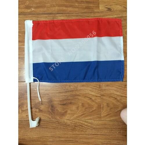 0X45C Dutch flag netherlands Dutch car window flag pole car decoration Free Shipping