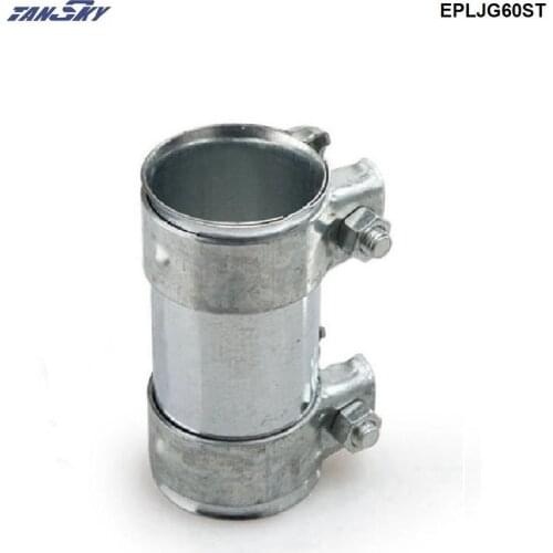 2.3" 60mm Exhaust Tube Pipe Connector Joiner 304 stainless steel Clamp Connector 2.3" Tube EPLJG60ST