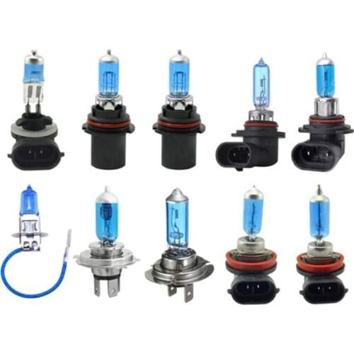 H1 H3 H4 H8 H11 supper white auto light bulb HB4 55w 100w Headlight bulb 12V h1 Xenon Halogen bulb 9004 9005 9006 9007
