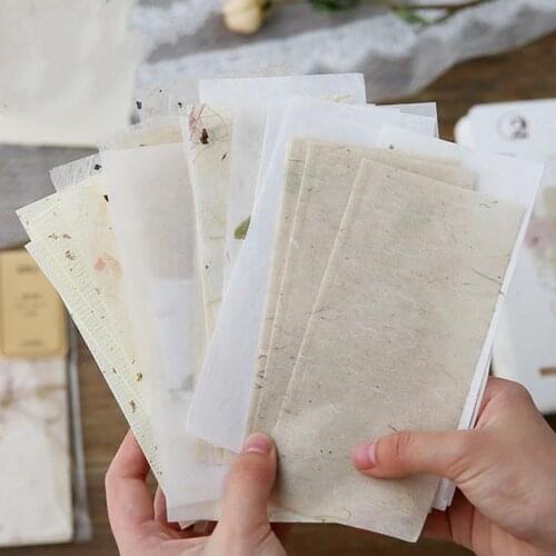 30 Sheets/set Retro Scrapbook Decoration Material Paper Kraft Paper DIY Diary Crafts Floral Collage Special Paper