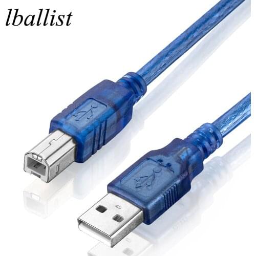 Lballist USB 2.0 Printer Cable Type A Male to Type B Male Foil+Braided Shielded 1.5m 1.8m 3m 5m 10m