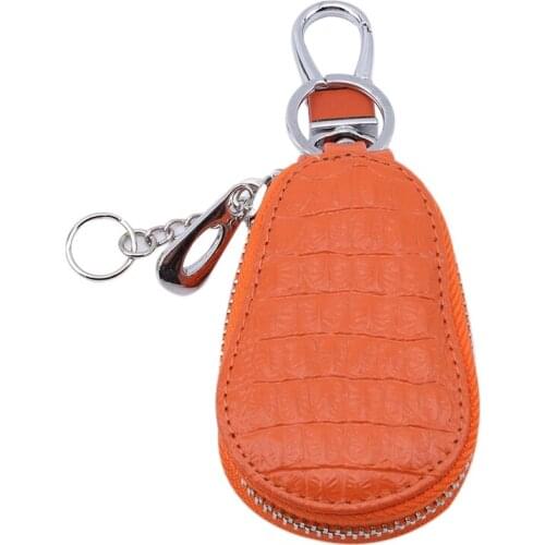 Hot Sale Portable Car Key Bag Car Keychain Holder Cover Zipper Keys Pouch Purse Gourd Compact Cute