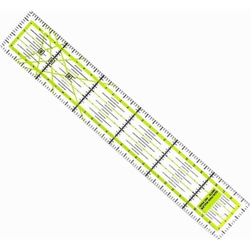 1Pcs 5*30cm Acrylic Patchwork Ruler Cutting Ruler Double Color Large Rectangle Square Ruler Thickness Patchwork Tool DIY Tool
