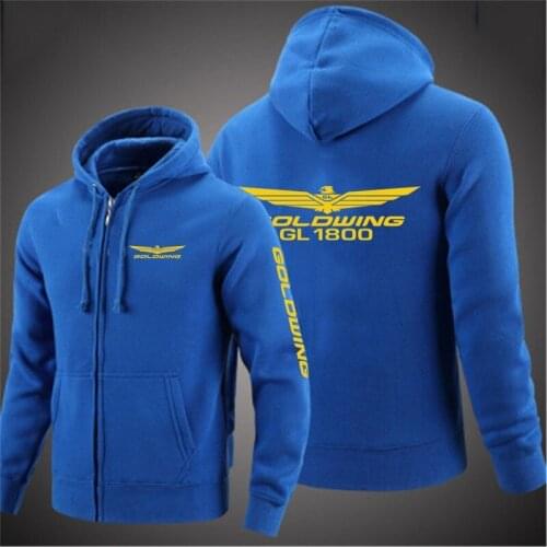 New Spring Autumn Goldwing GL 1800 Hoodies Sweatshirt Man Hoodies Casual Pullovers Warm Clothes Hooded Sports Jacket