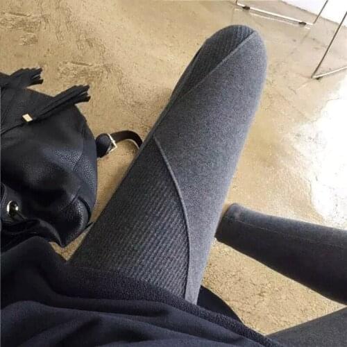 2021 Autumn Thin Slim Leggings Women Casual Grey Sweatpant Outdoor Stretch Workout Legging Thread High Waist Ankle-Length Pants