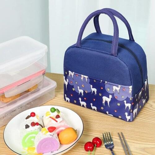 Portable Insulated Thermal Cooler Bento Lunch Box Tote Picnic Storage Bag Pouch Lunch Bags