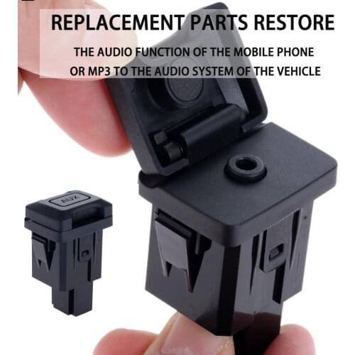 Durable Aux Auxiliary Input Jack Easy Installation with Toolkit Audio Input Switch 39112-SNA-A01 39112SNAA01 for Honda Civic 200