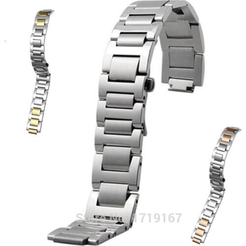 Stainless Steel Watchband For 21 Chronoscaph & Autoscaph Blue Balloon 20*12mm / 18*11mm / 14*9mm Watch Strap Band