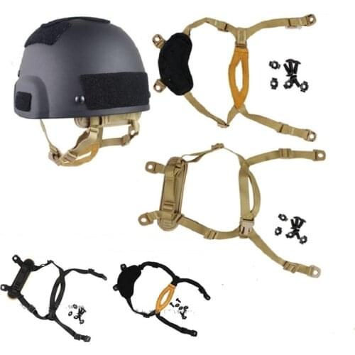 Tactical LWH AF Type Inner liner Suspension System Helmet Strap Modified by Mitch FAST Helmet Strap