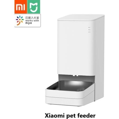 Xiaomi Mijia Smart Pet Feeder Remote Voice Control Automatic Feeding Cats Dogs Regular Quantitative Keep Food Fresh Feed Machine