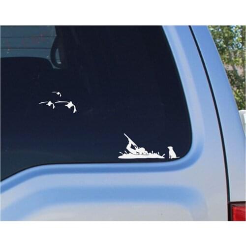 Hunting Ducks Sticker Decal Car Truck Rifle Dog Ak Mud fly Fishing deer vinyl