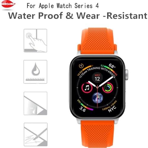 3D Curved Edge Tempered Glass film For watch Apple Watch Series 4 40mm 44mm explosion-proof scratch-resistant protective cover