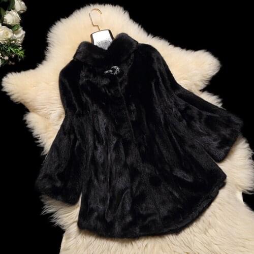 Real Luxury Mink Fur Coat Female Natural Fur Coats Winter Jacket Women Warm Korean Jackets Plus Size Chaqueta Mujer MY s s