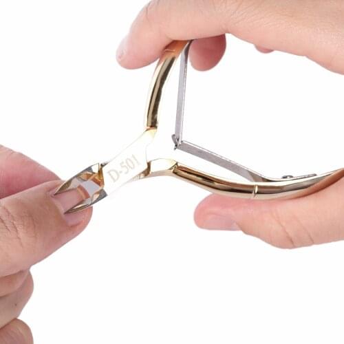 10 pcs/lot Nail Cuticle Nipper Double Spring Stainless Steel JAW 1/4-Best Nail Tool to Remove Dead Skin on Finger and Toe F0322X
