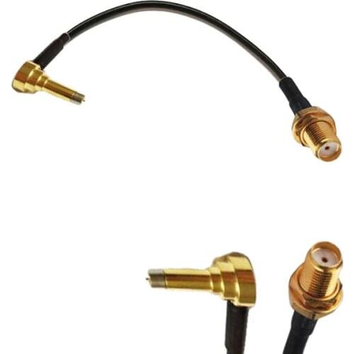 10pcs MS156 Plug Male To SMA Female Test Probe RG174 RF Coax Pigtail Cable Leads 15cm