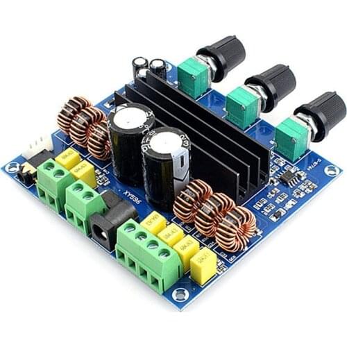2.1 Digital Audio Power Amplifier Board 2 X 80W + 100W TPA3116D2 Subwoofer Amplifiers DC12-26V Amplificador Module