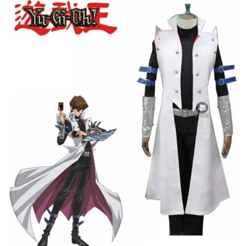 Anime Yu-Gi-Oh! Duel Monsters GX Seto Kaiba Cosplay Costume Adult Men Halloween Cosplay Outfit Custom Made