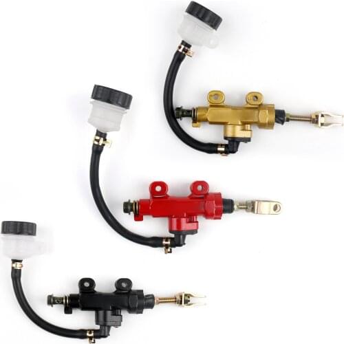Areyourshop Universial for Yamaha R1 R6 for Honda for Rear Master Cylinder Hydraulic Brake Pump Fluid Reservoir Motor