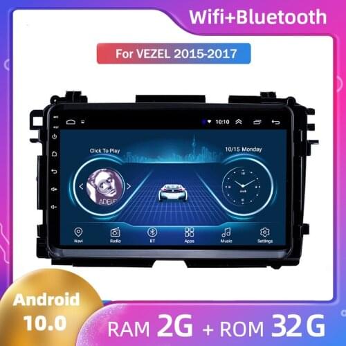 Android10 2+32G Car Radio Multimedia Player Head Unit WiFi Autoradio 2.5D IPS for Honda Vezel 2015 2016 2017 Car GPS Navigation